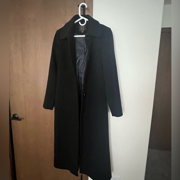 Long Anne Klein pea coat size 6 - Picture 2 of 8